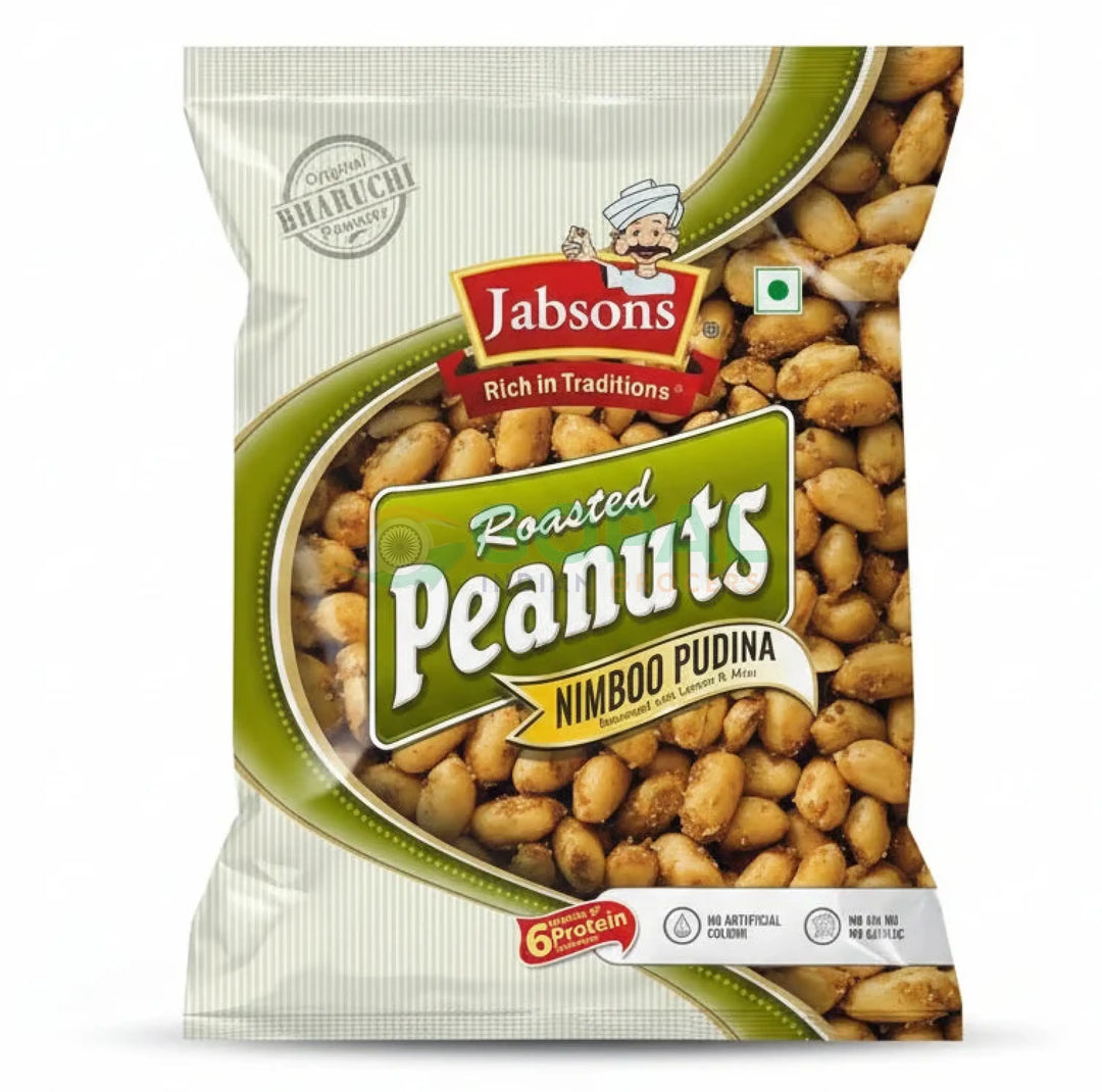 Jabsons Roasted Peanut Nimboo Pudina140g