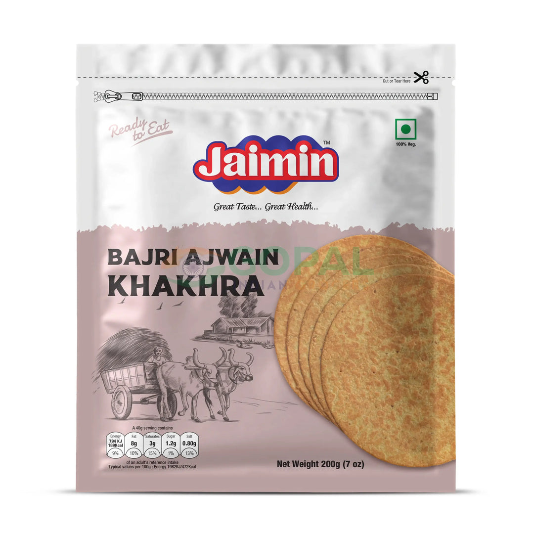 JAIMIN BAJRI AJWAIN KHAKHRA 200g