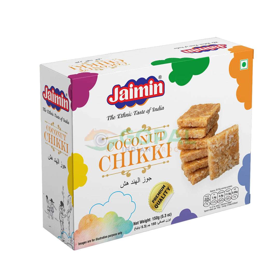 Jaimin Coconut Chikki 150g - Chikki