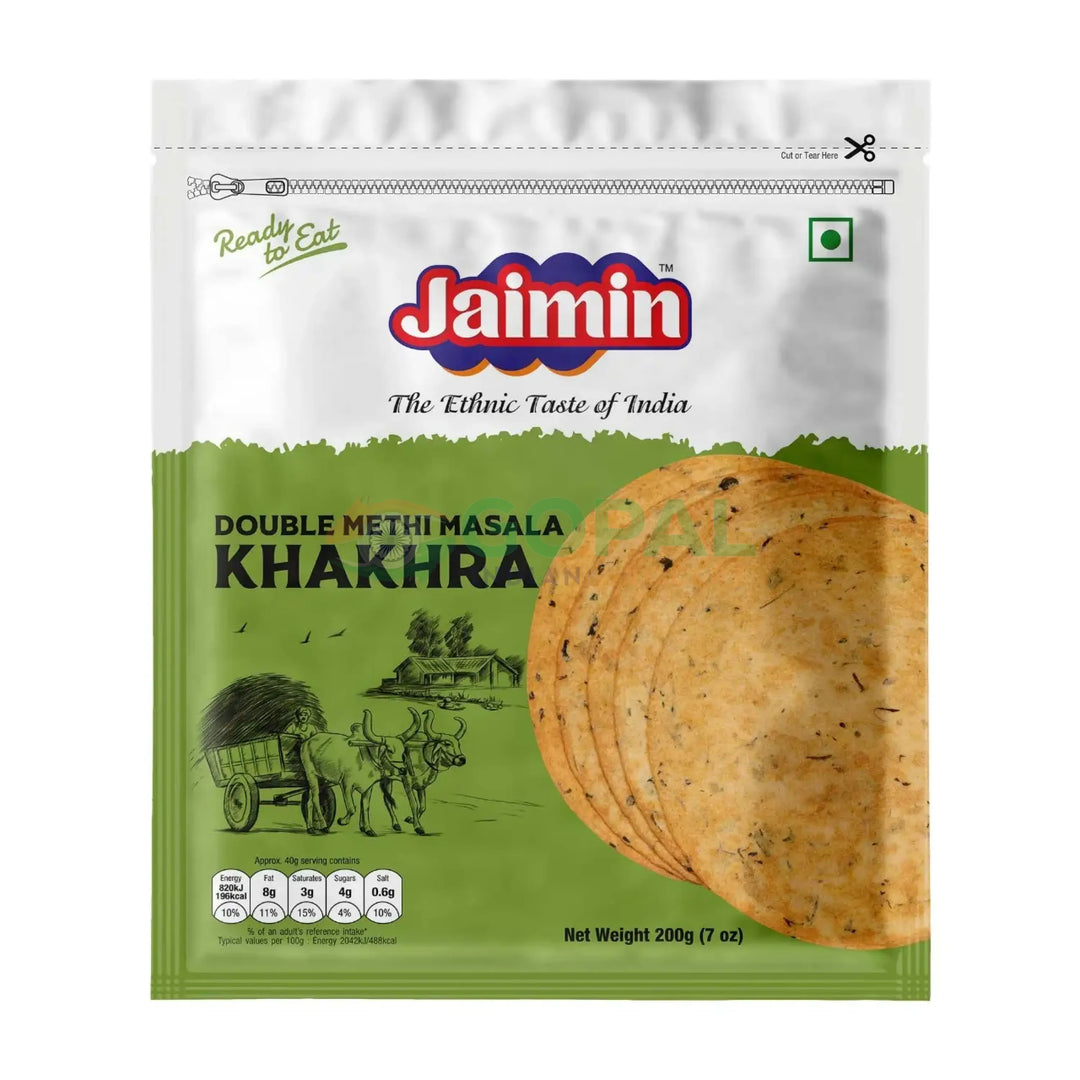 JAIMIN DOUBLE METHI MASALA KHAKHRA 200g