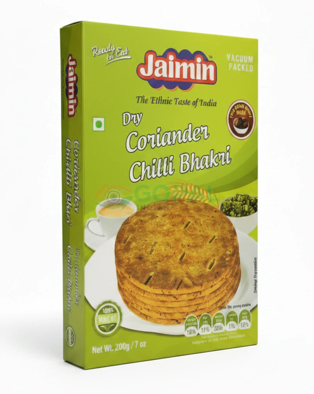 JAIMIN DRY CORIANDER CHILLI BHAKRI