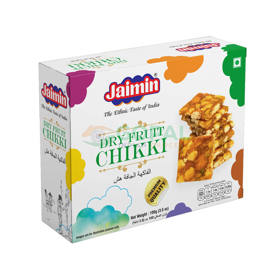 Jaimin Dry Fruit Chikki 100g - Chikki
