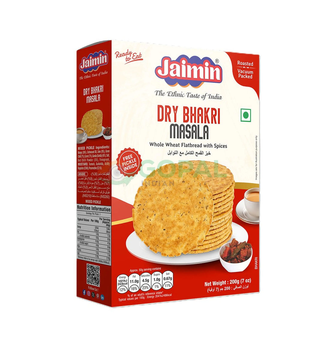 Jaimin Dry Masala Bhakri 200g - Bhakhri