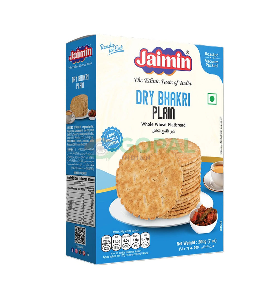 Jaimin Dry Plain Bhakri 200g - Bhakhri