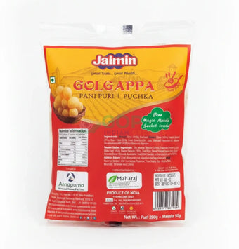 Jaimin Golgappa Fry 250g - Chat Corner
