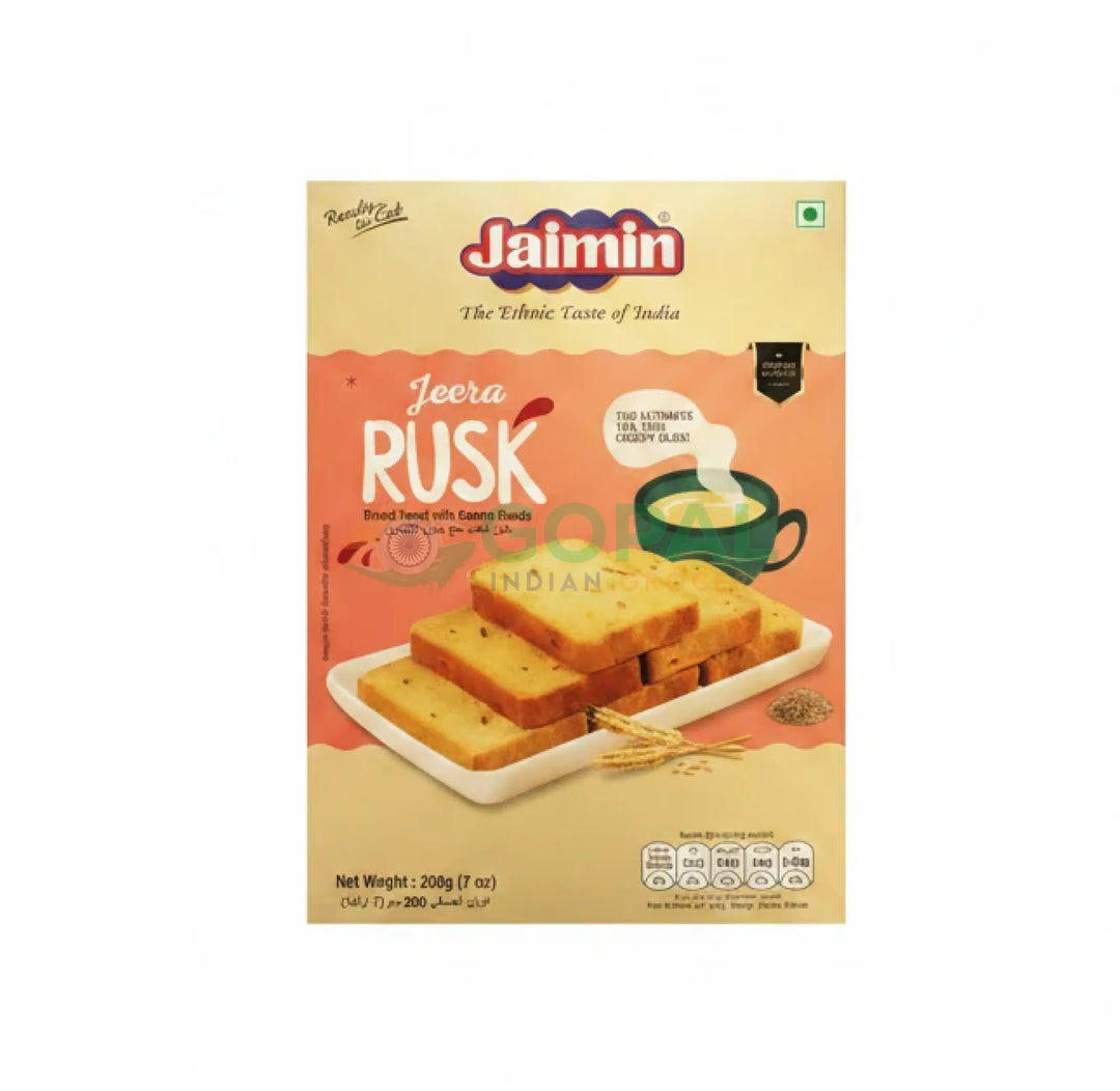 Jaimin Jeera Rusk 200g - Khari & Rusk