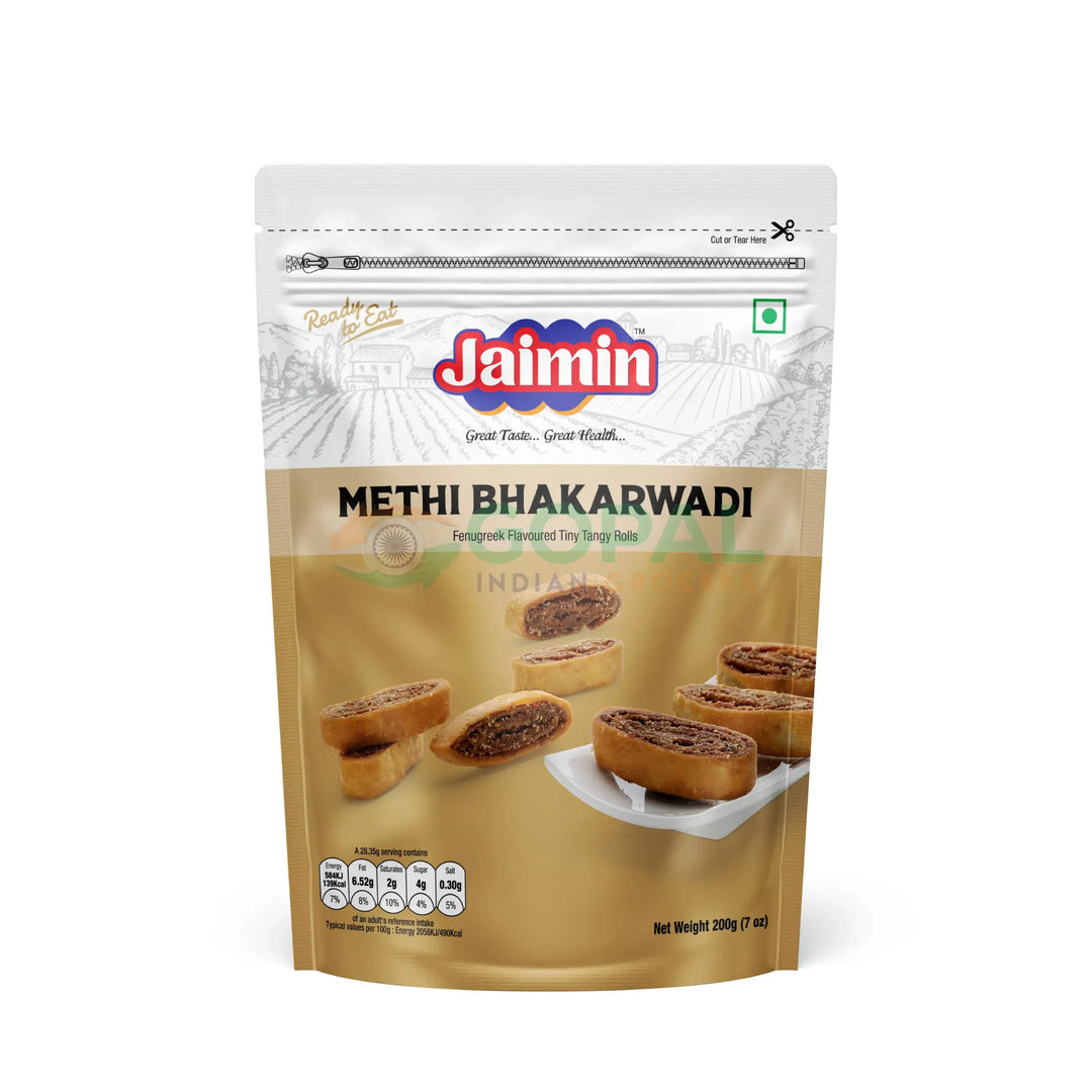 Jaimin Methi Bhakarwadi 200g - Numkeen Mix