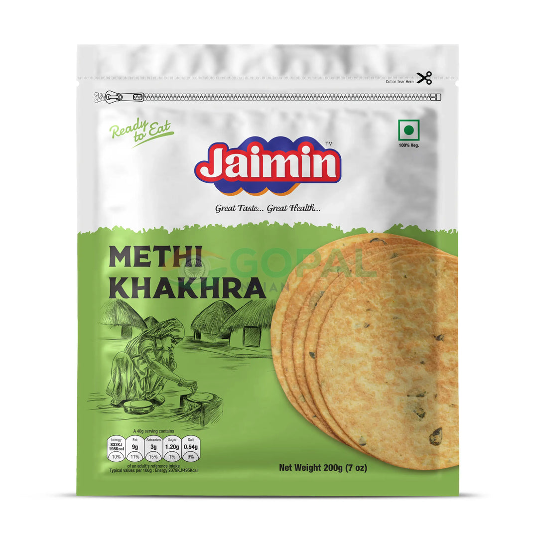 Jaimin Methi Khakhra 200g - Khakhra