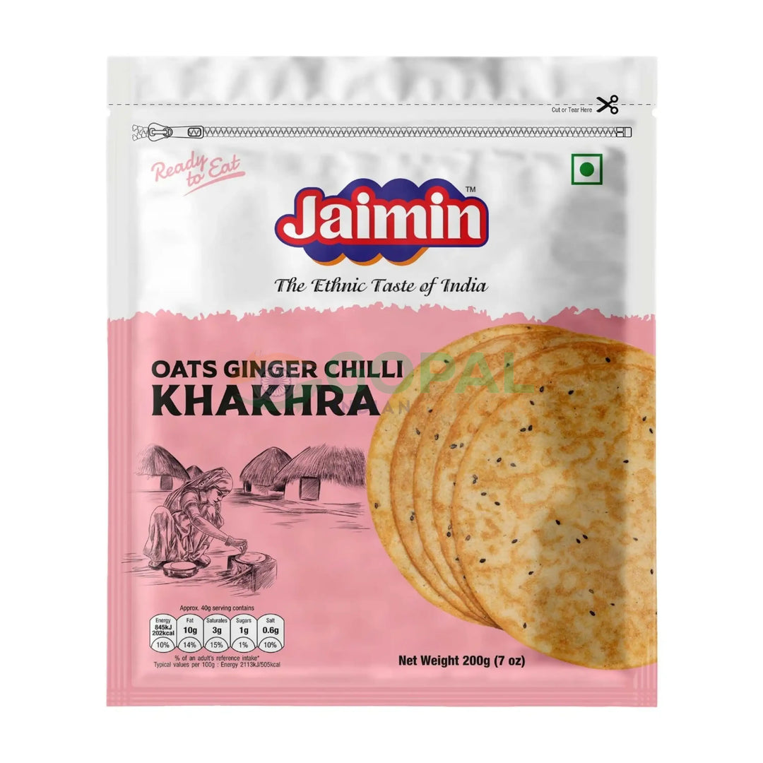 JAIMIN OATS GINGER CHILLI KHAKHRA 200g