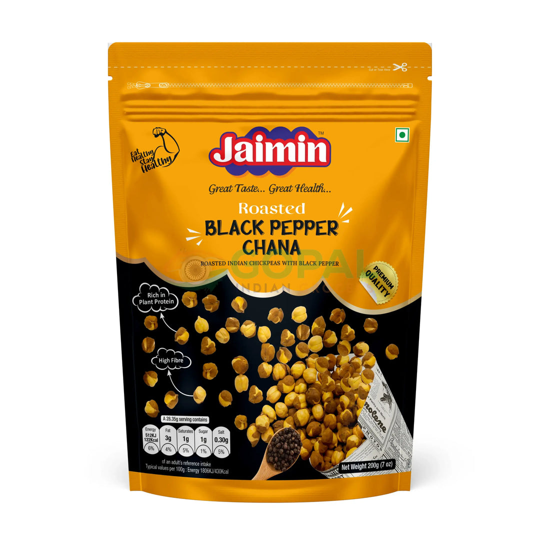 Jaimin Roasted Black Pepper Chana 200g - Daria