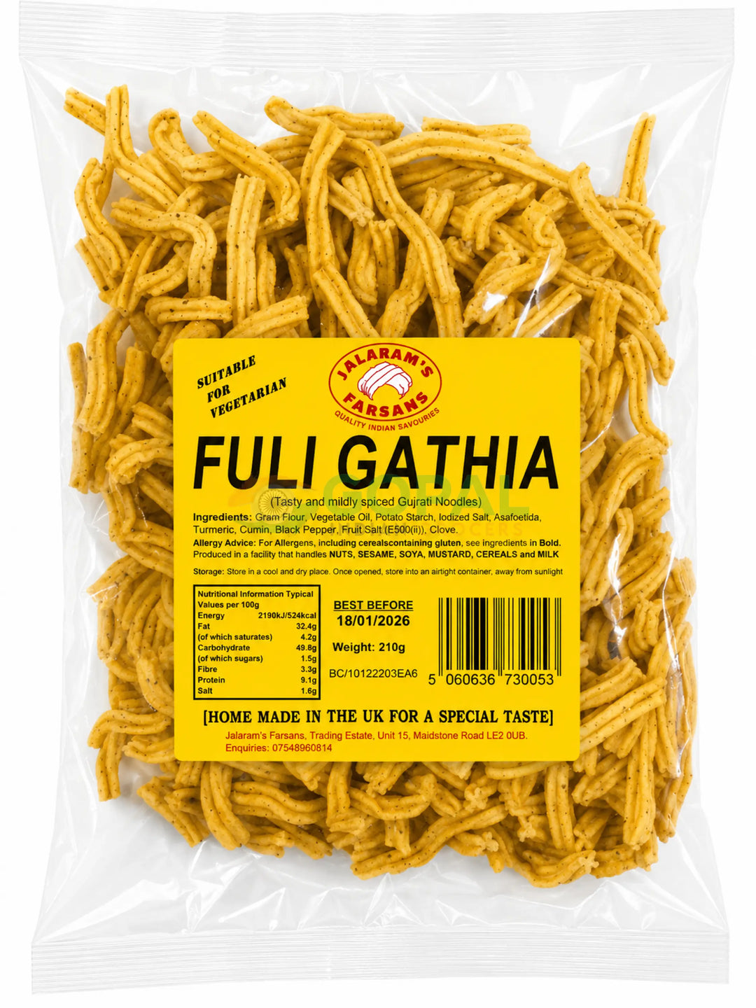 Jalaram Fuli Gathiya 200g - Gathiya & Sev