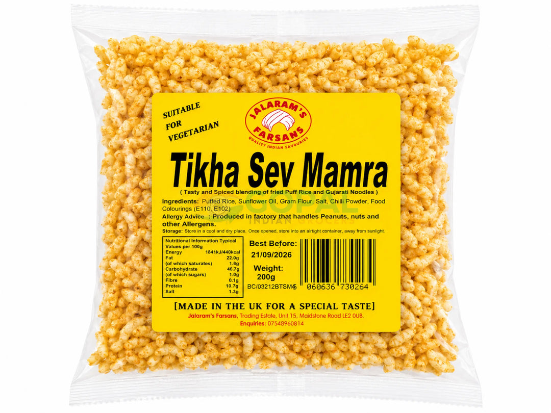 Jalaram Tikha Sev Mamra 200g - Numkeen Mix