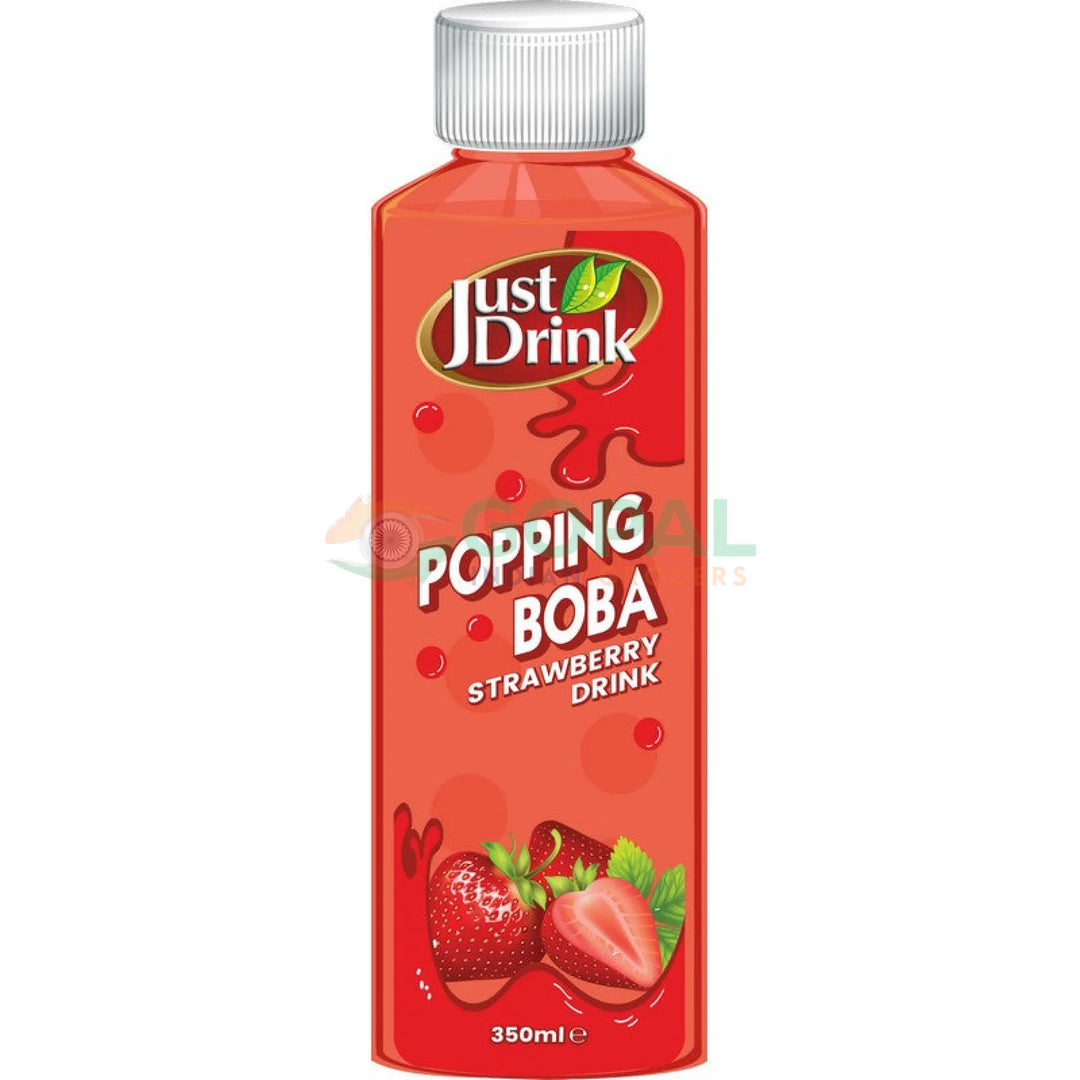 Just Drink Popping Boba Strawberry 350ml - Juice