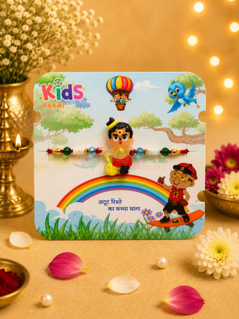 Kids Rakhi Design 1 - 9 - Festival Related Products