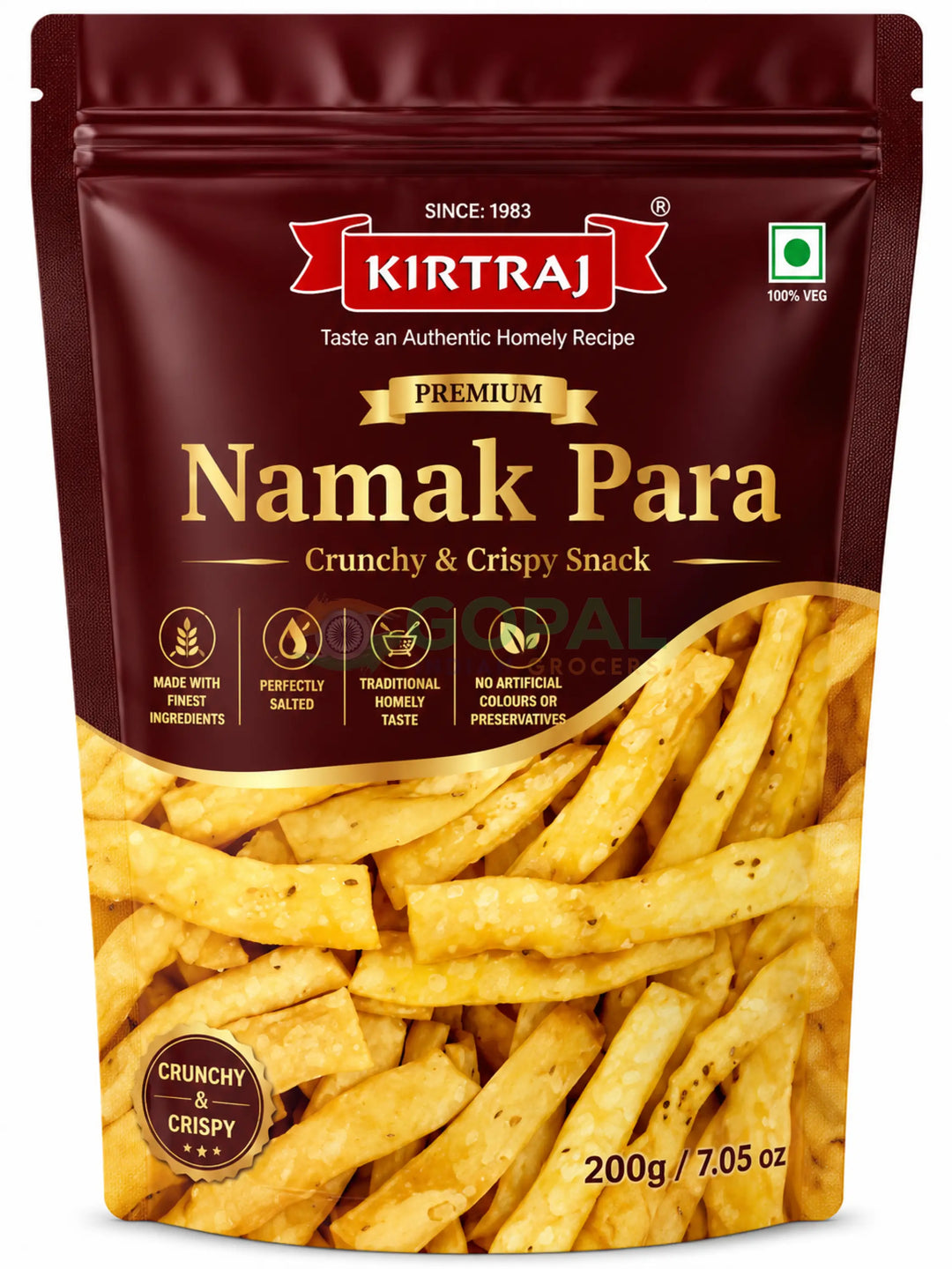Kirtiraj Namkeen Namak Para 200g - Other Snacks