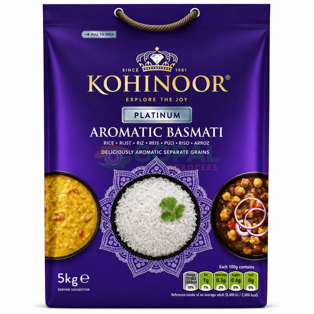 Kohinoor Platinum Basmati Rice 5Kg - Basmati Rice