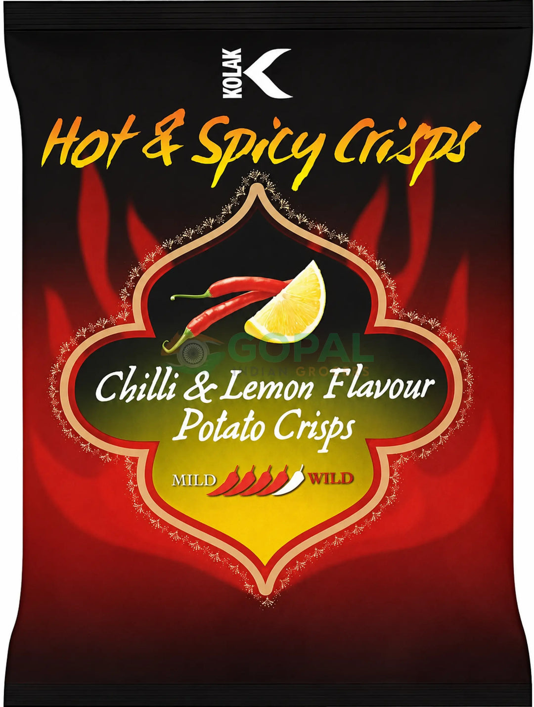 Kolak Chilli & Lemon 85g - Crisps & Kurkure