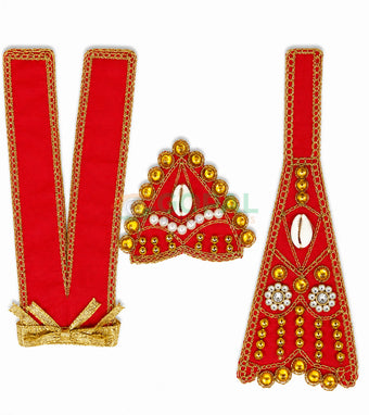 Laddu Gopal Vagha (Poshak) Size 3 (Design - 2) - Festival Related Products