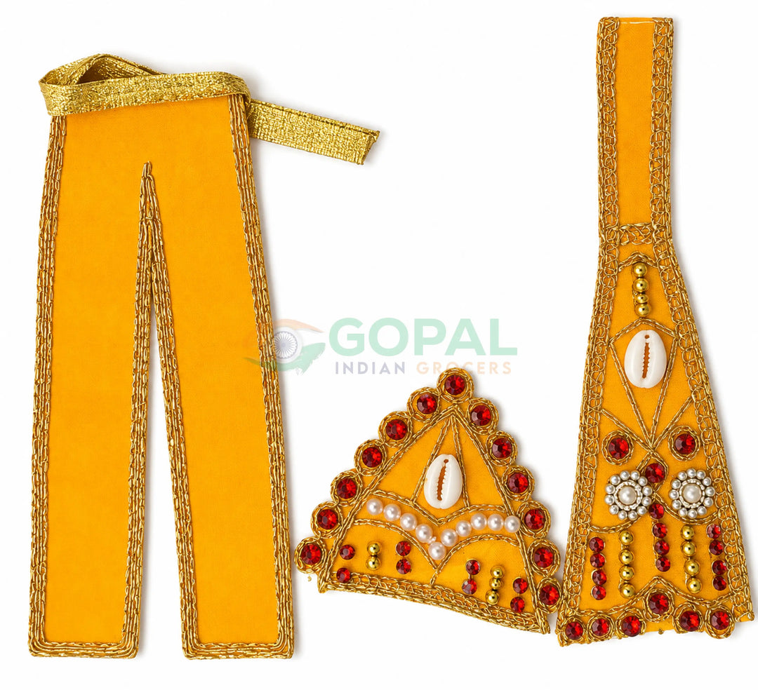 Laddu Gopal Vagha (Poshak) Size 3 (Design - 2) - Festival Related Products