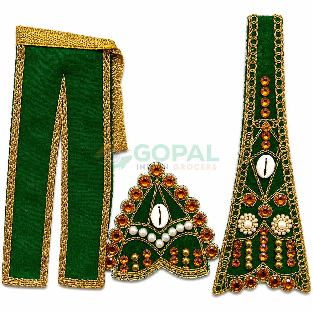 Laddu Gopal Vagha (Poshak) Size 3 (Design - 2) - Festival Related Products
