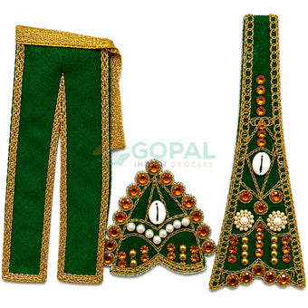 Laddu Gopal Vagha (Poshak) Size 3 (Design - 2) - Festival Related Products