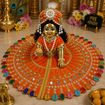 Laddu Gopal Vagha (Poshak) Size 6 - Festival Related Products