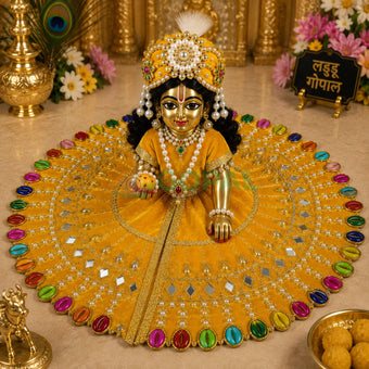 Laddu Gopal Vagha (Poshak) Size 6 - Festival Related Products