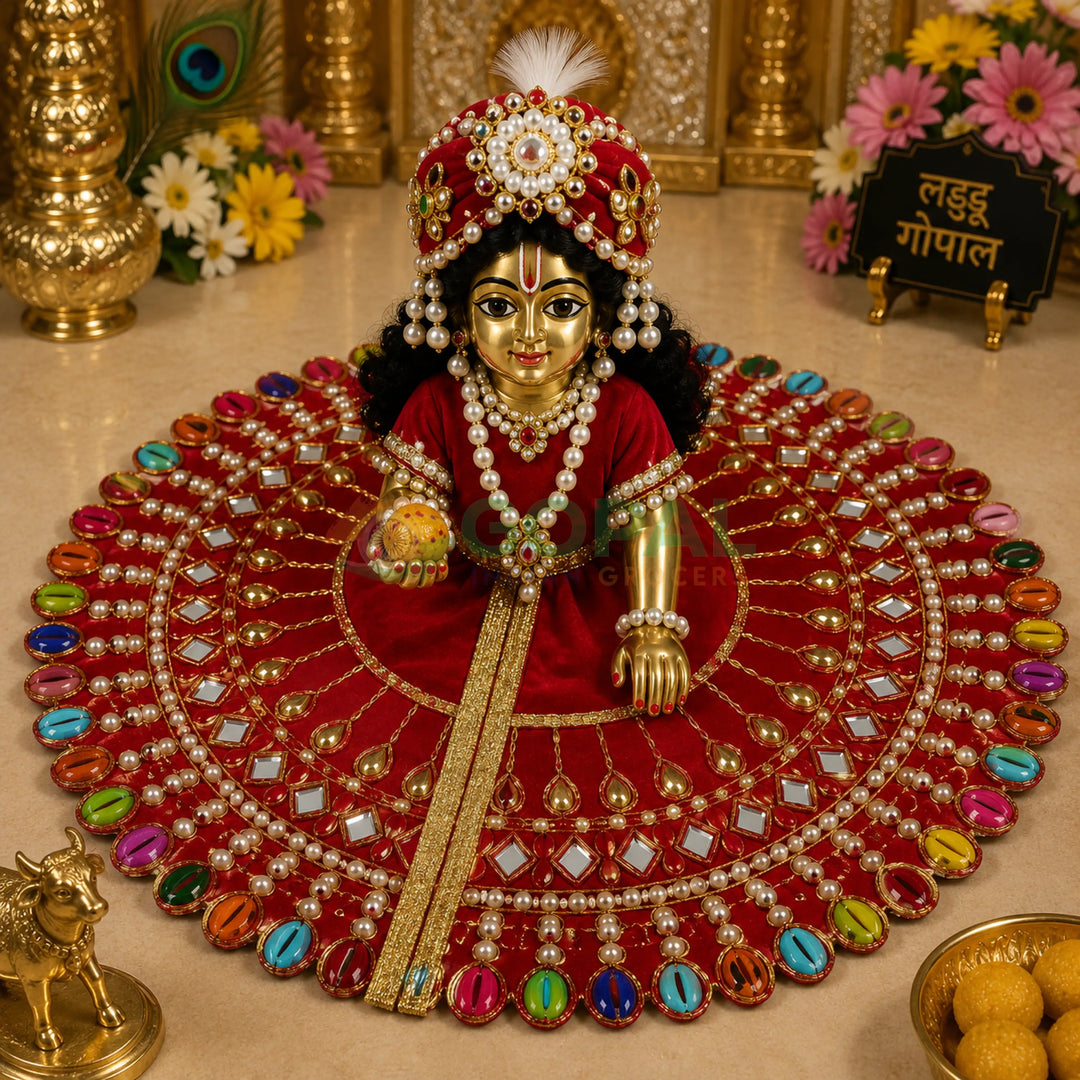 Laddu Gopal Vagha (Poshak) Size 6 - Festival Related Products