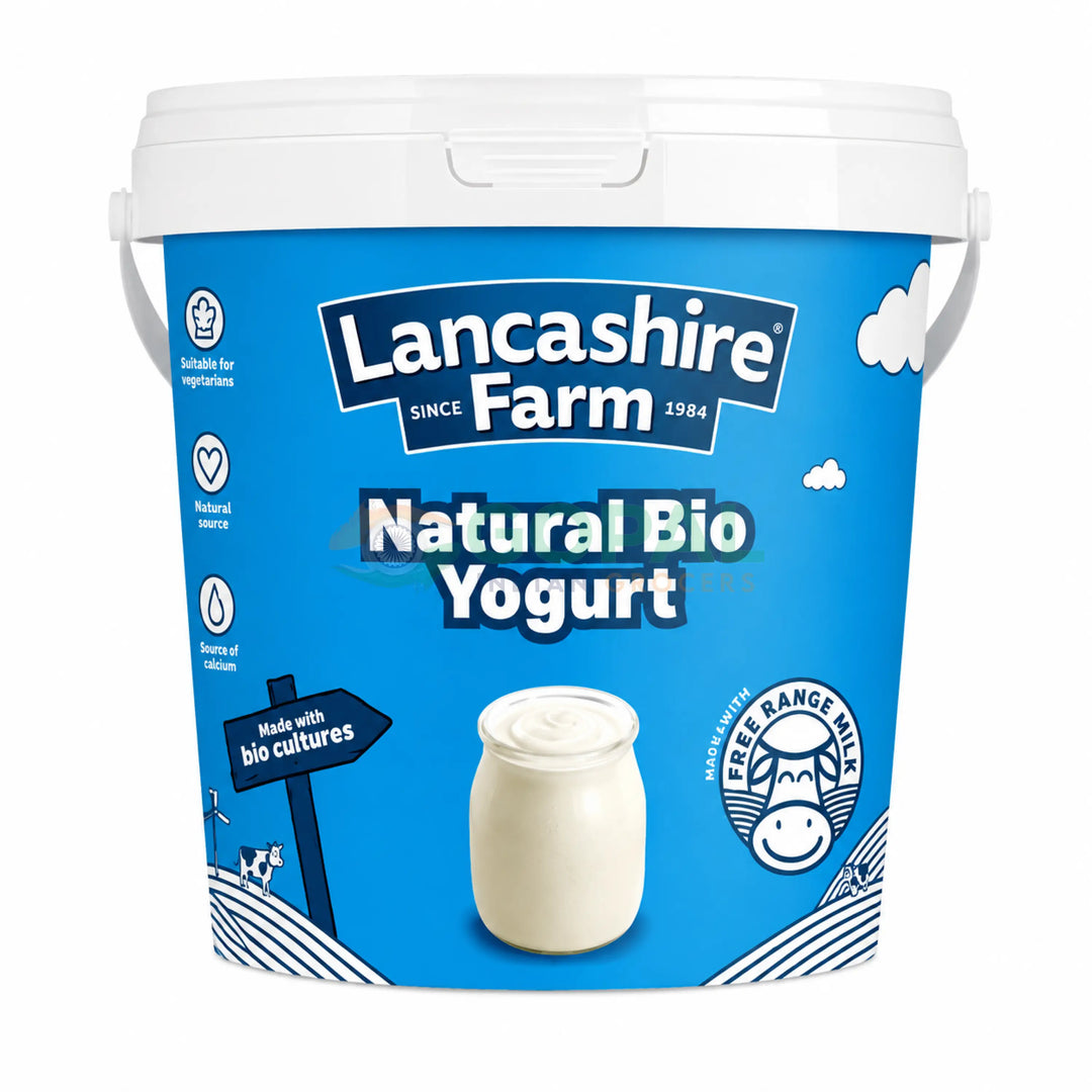 Lancashire Natural Bio Yogurt 1kg - Milk Yoghurt & Cream