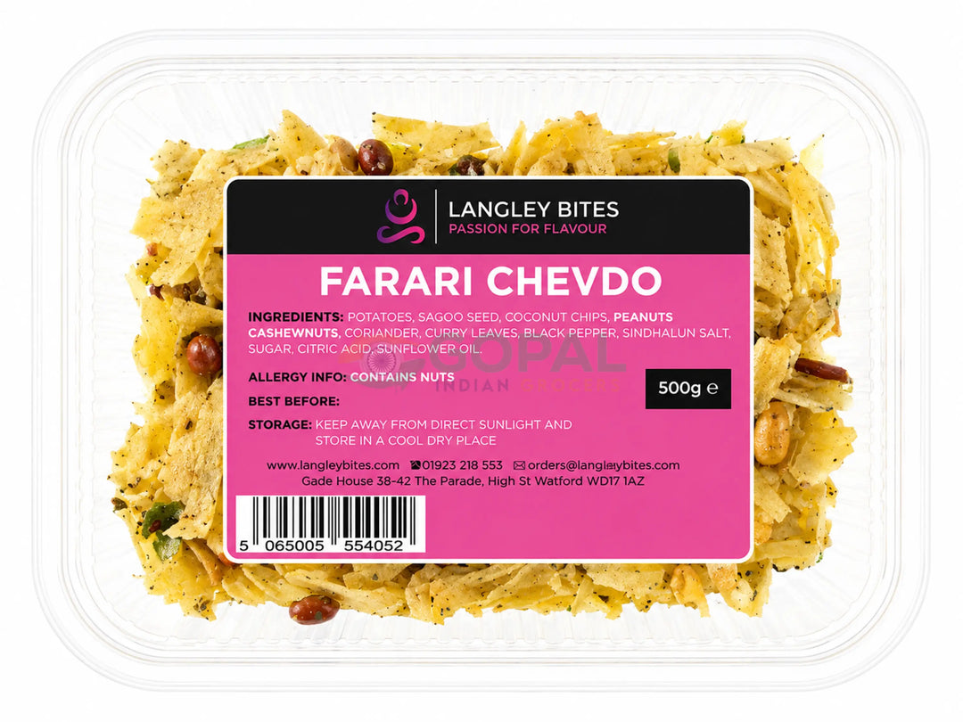 Langley Bites Farari Chevdo 550g - Farali Snacks