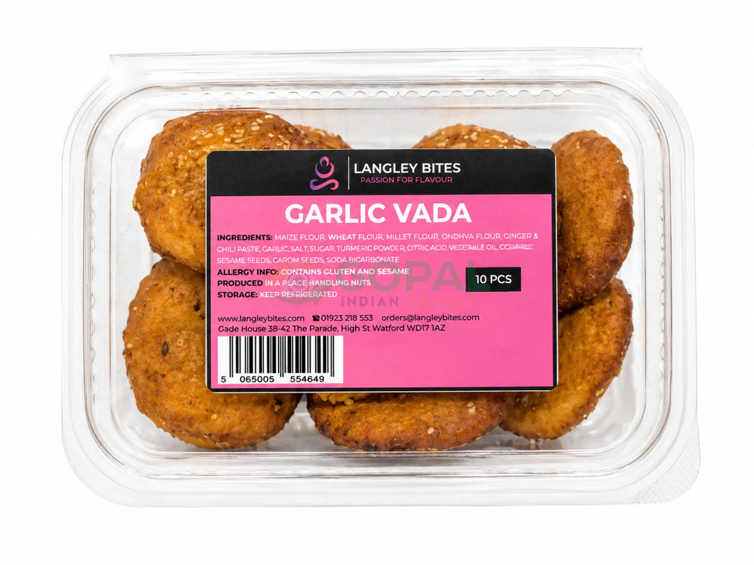 Langley Bites Garlic Vada 10pcs - Other
