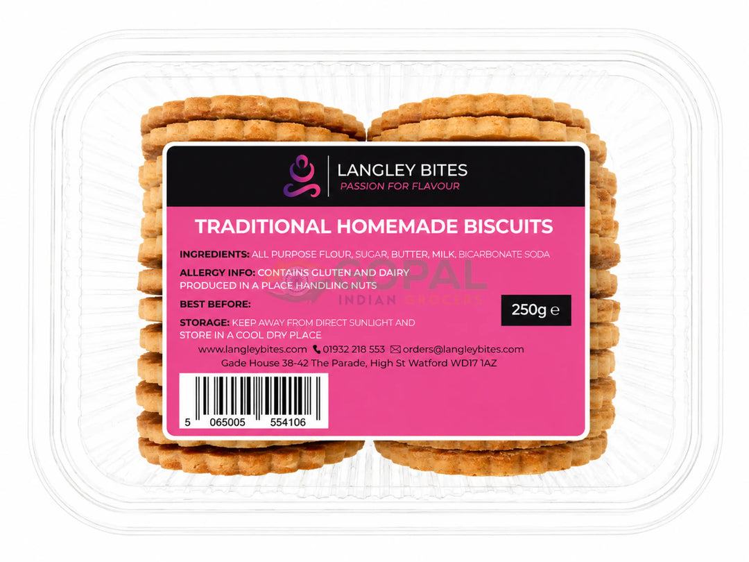 Langley Bites Traditional Homemade Biscuit 250g - Biscuits & Cookies
