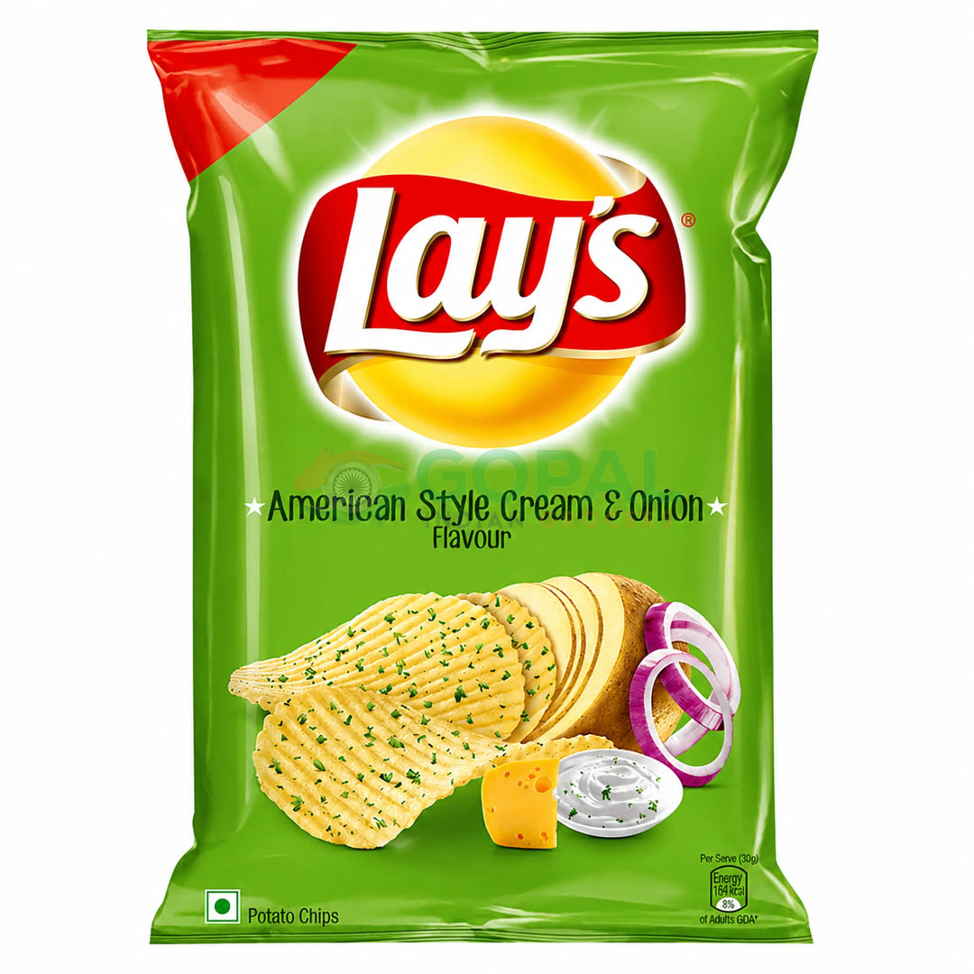 Lay’s American Style Cream & Onion 50g - Crisps & Kurkure