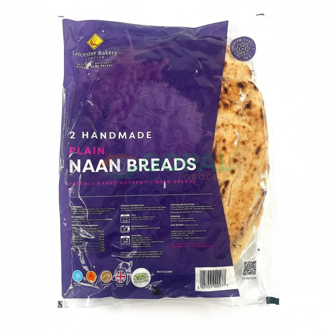 Leicester Naan Plain 2Pcs - Naan Breads