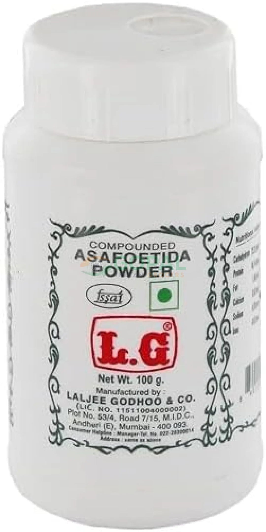 LG Asafoetida (Hing) Powder 100g - Ground Spices