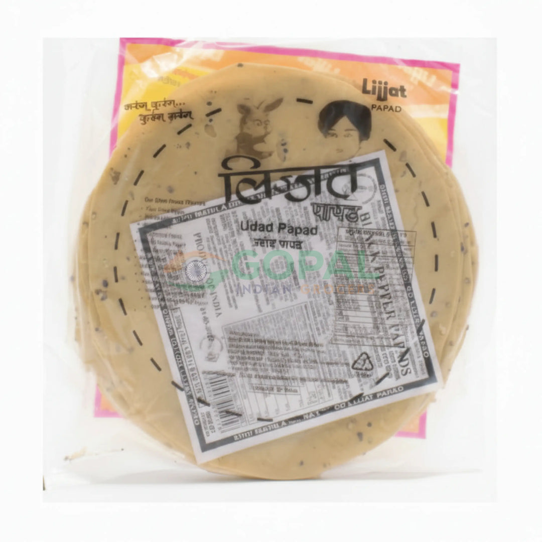 LIJJAT BLACK PEPPER PAPAD 200G