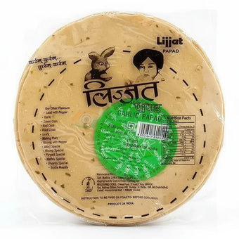 Lijjat Garlic Papad 200g - Papad