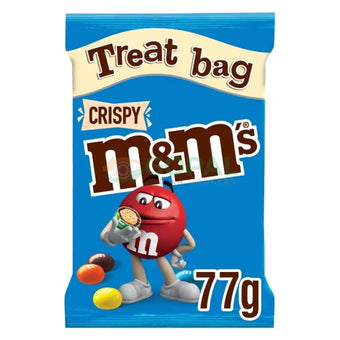 M & M Crispy Treat Bag 77g - Chocolates
