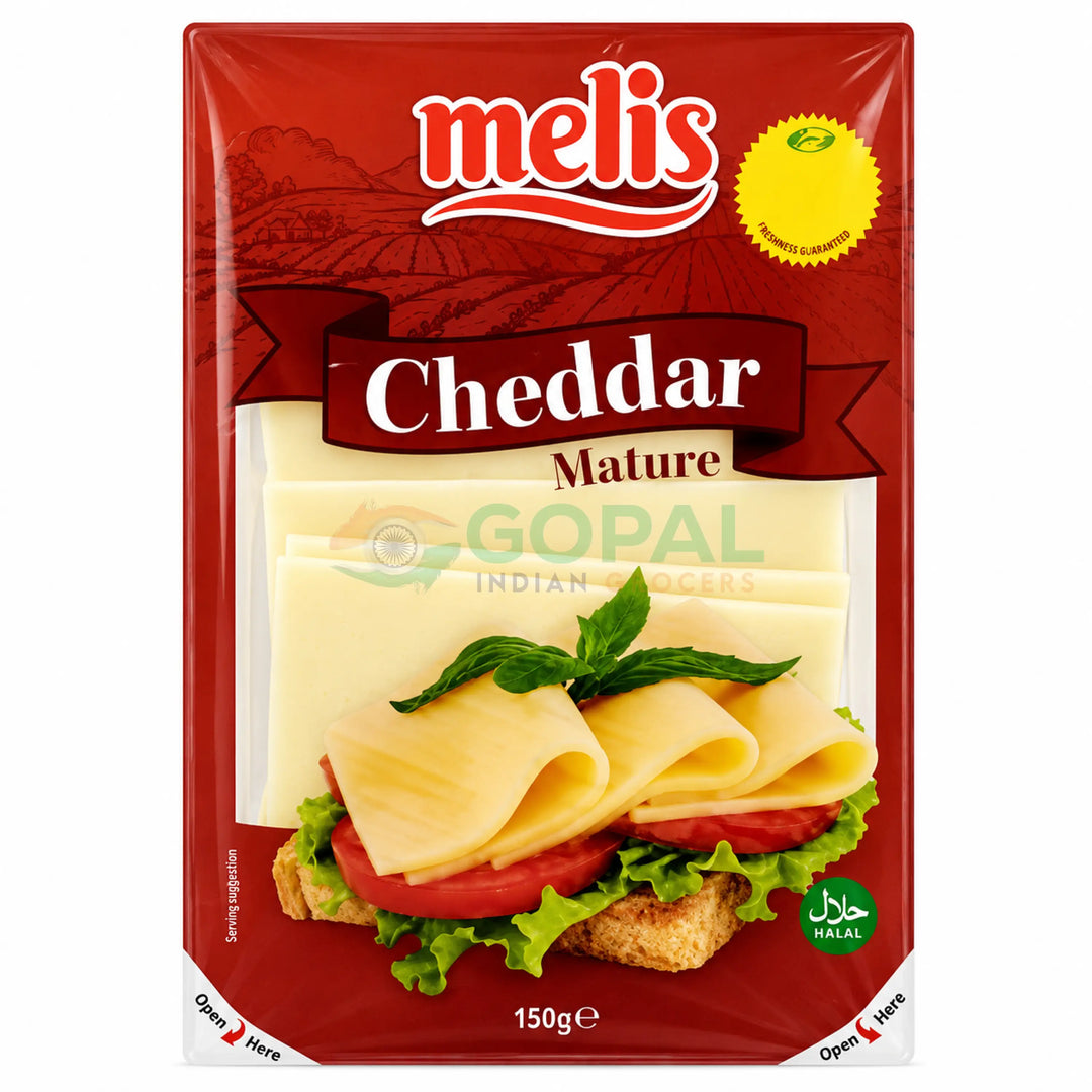 Melis Mature Cheddar Cheese Slices 150g - Cheese & Paneer