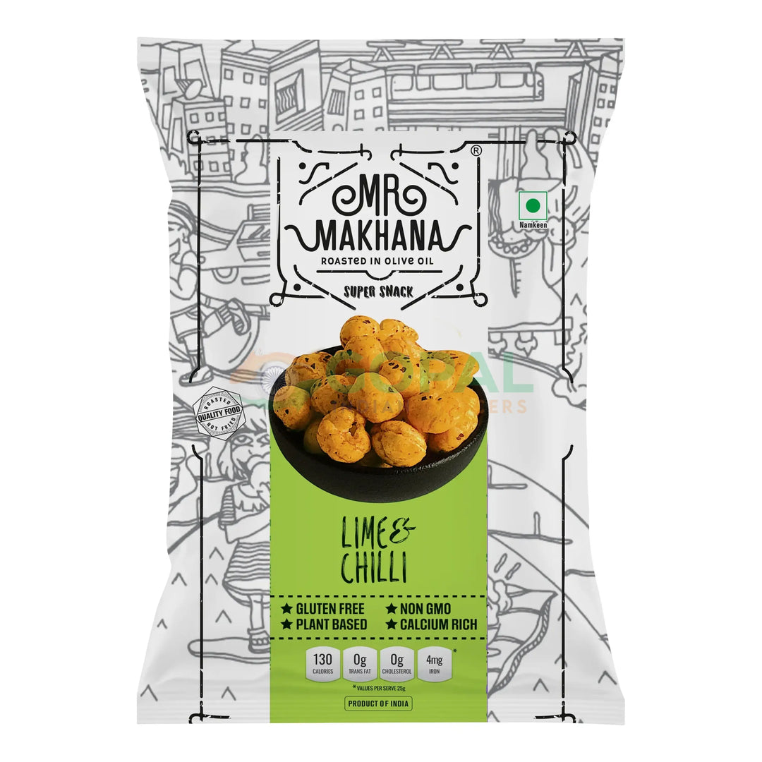 Mr Makhana Lime & Chilli 64g - Makhana