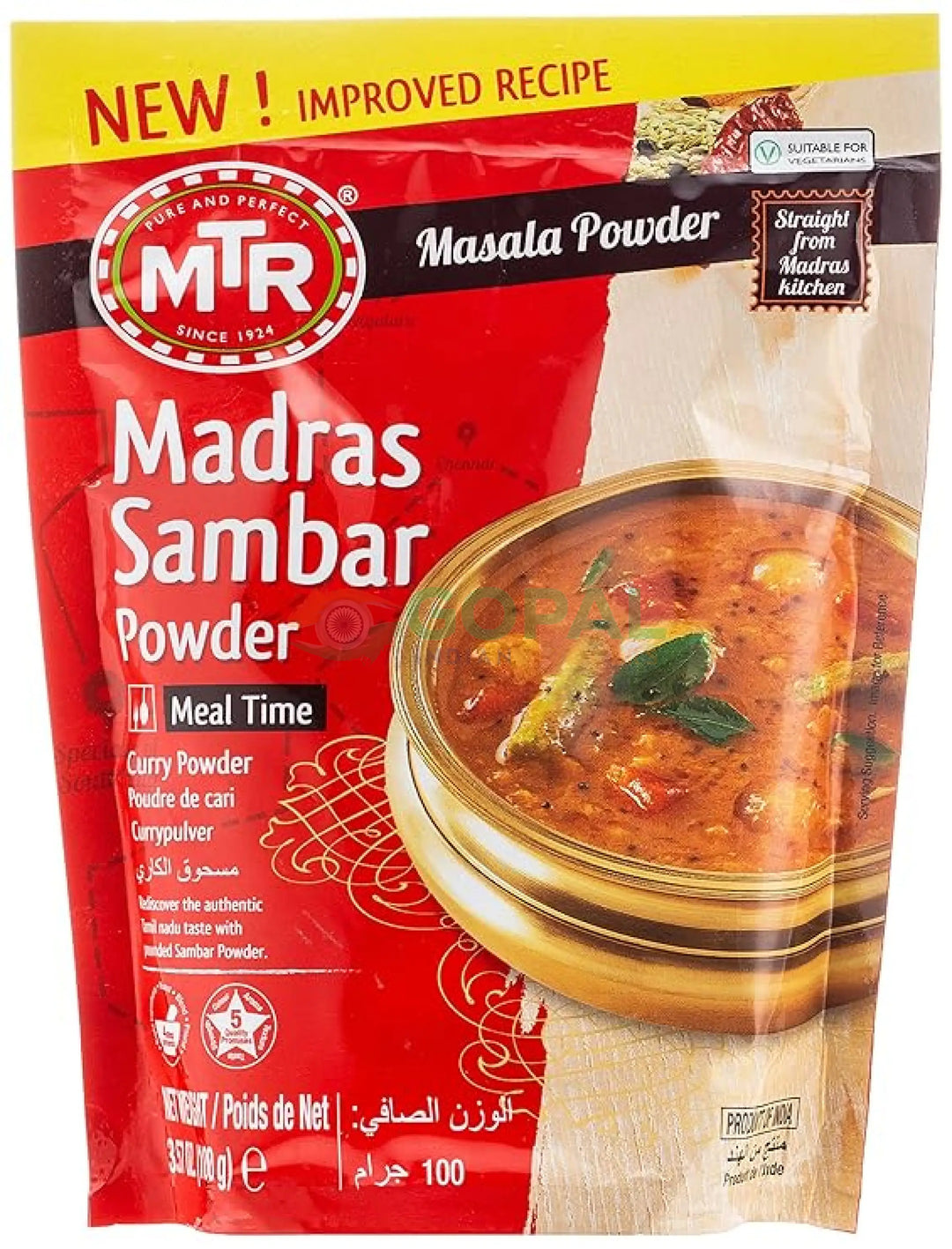 MTR Madras Sambhar Powder 100g - Blended Spices