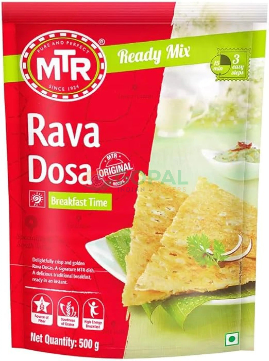MTR Rava Dosa Mix 500g - Ready Mixes