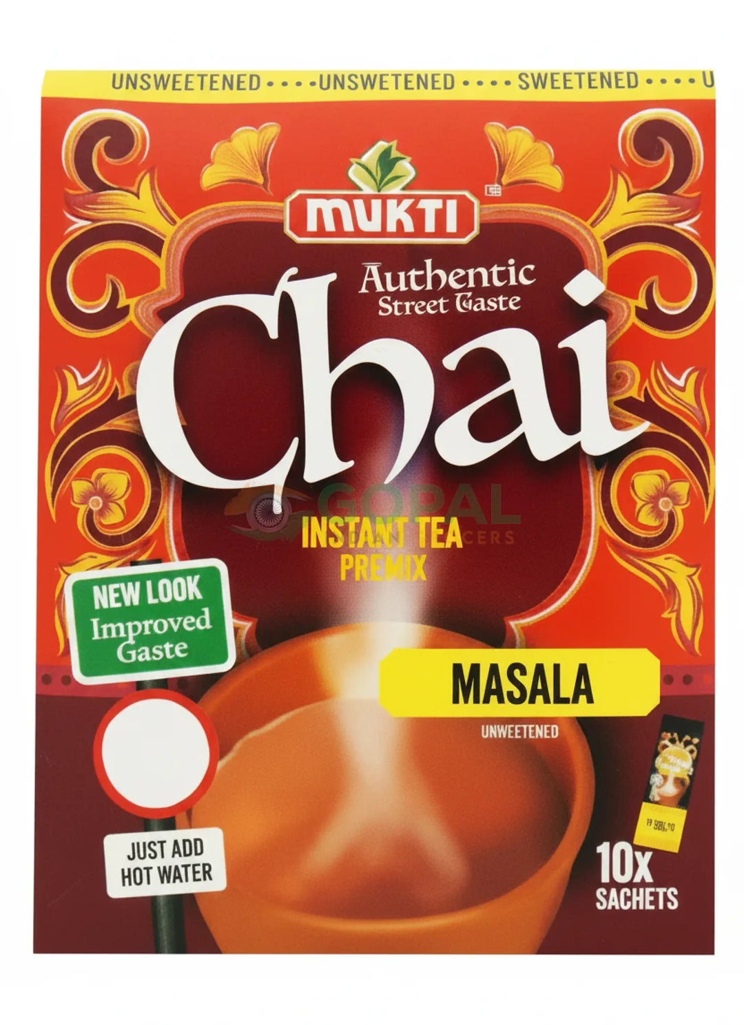 Mukti Instant Unsweetened Masala Chai - Tea