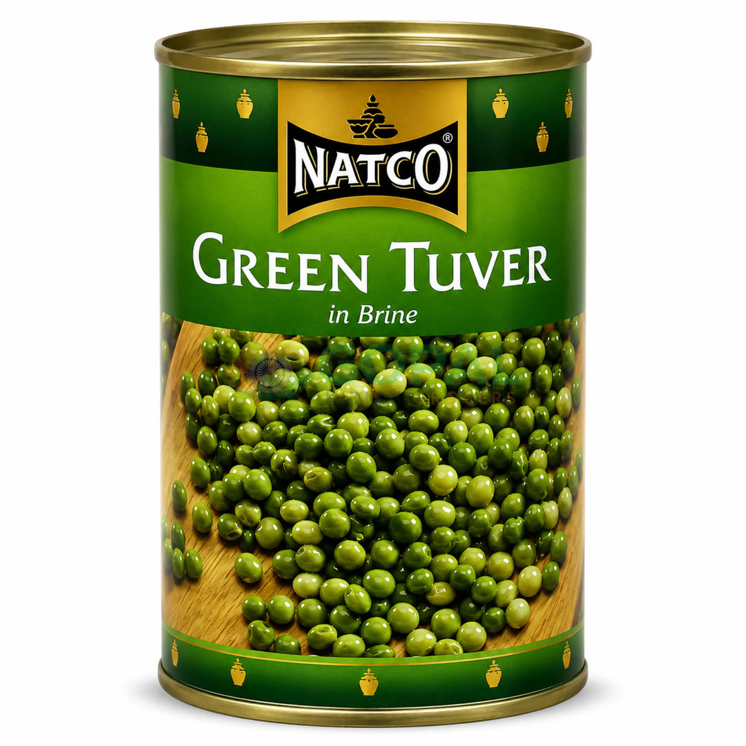 Natco Green Tuver in Brine 400g - Canned Beans