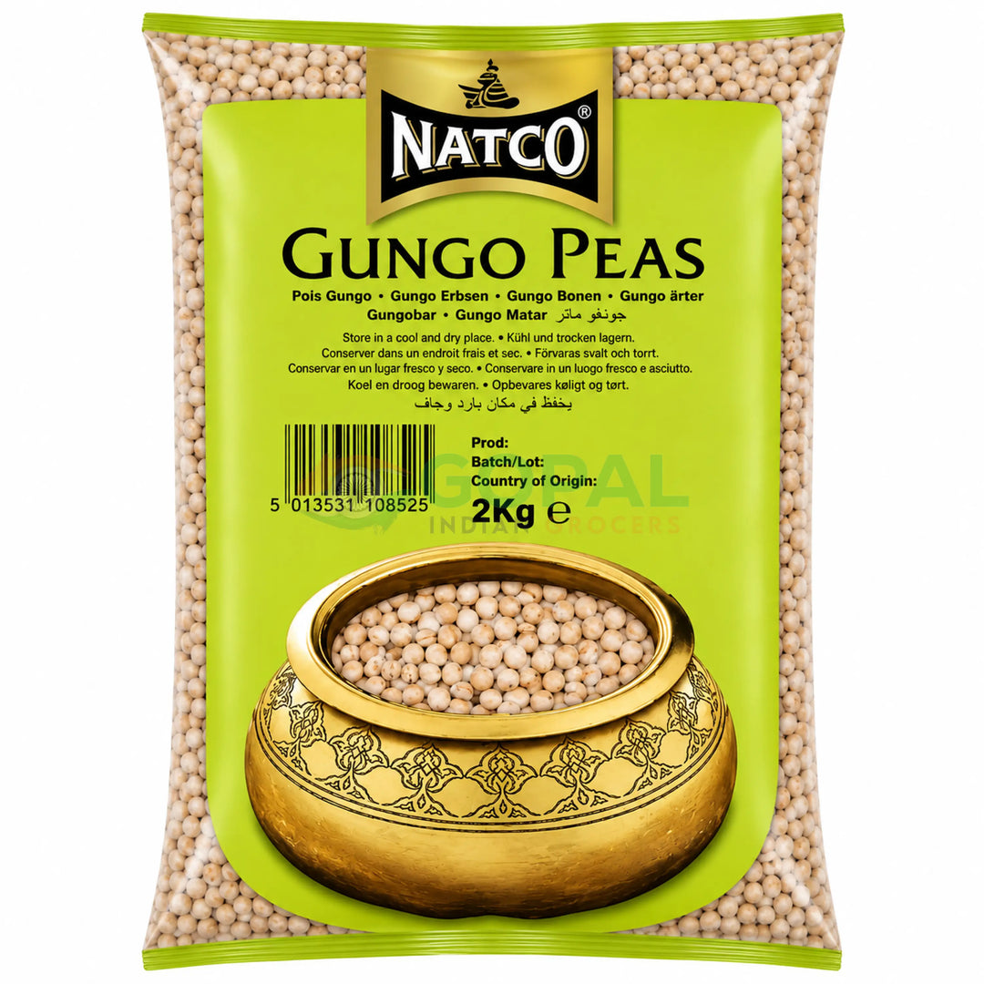 Natco Gungo Peas (Tuver) 2Kg - Beans & Peas