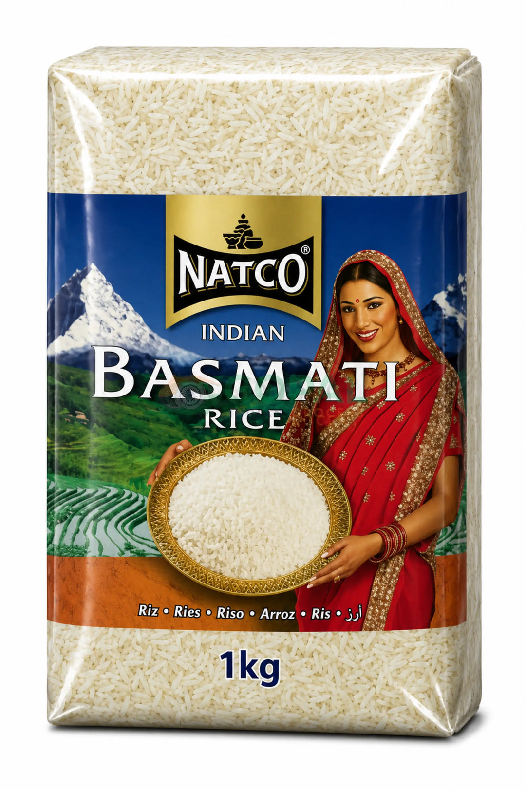 Natco Pure Basmati Rice Brick 1kg - Basmati Rice