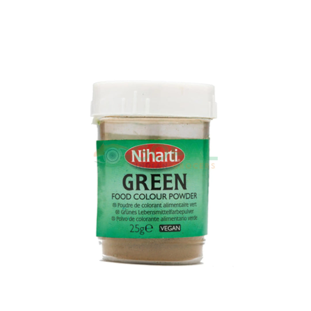 Niharti Food Color Powder Green 25g - Food Colours