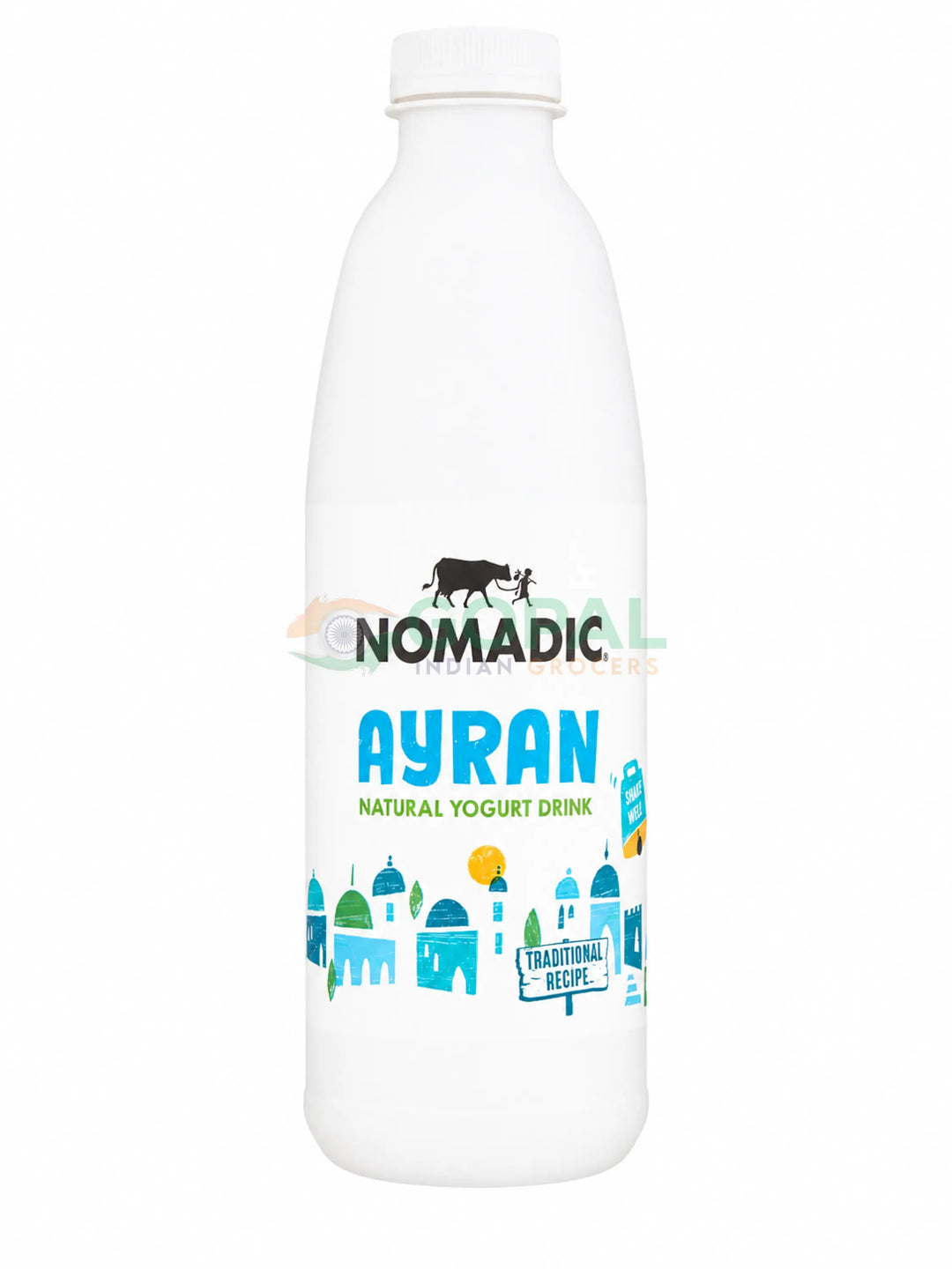 Nomedic Ayran Natural Yogurt Drink 1 Lit - Butter & Buttermilk