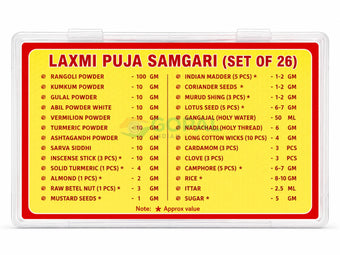 One Stop Laxmi Puja Samagri ’Religious Ceremony Kit’ - Pooja Essentials