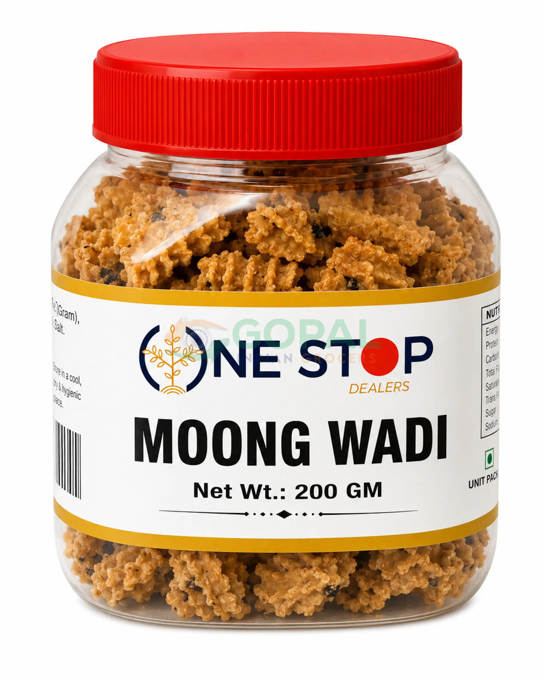 One Stop Moong Wadi 200G - Whole Grain